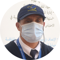 Benaamar Jamal, Security agent, Alomra - security supplier in ST Bouskoura (Morocco) (portrait)